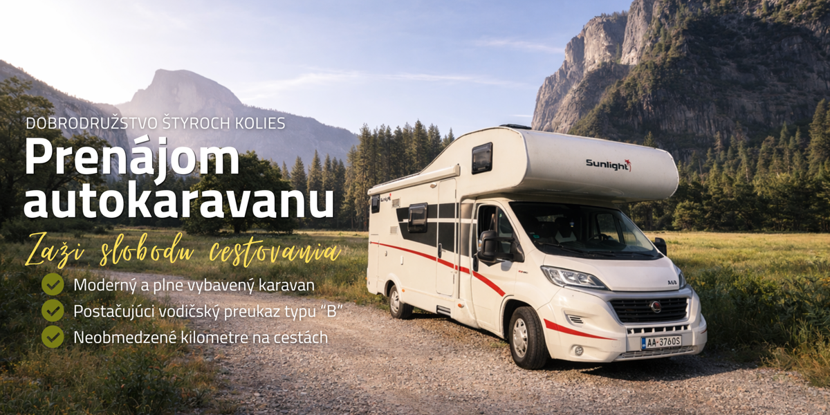 Prenájom autokaravanu